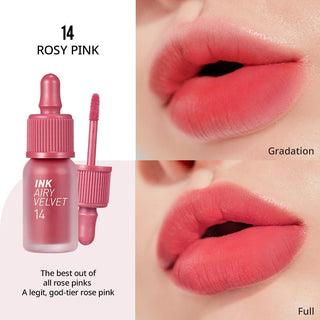 INK AIRY VELVET ROSY PINK - Ruj Mat Rezistent La Transfer - skinseen.ro