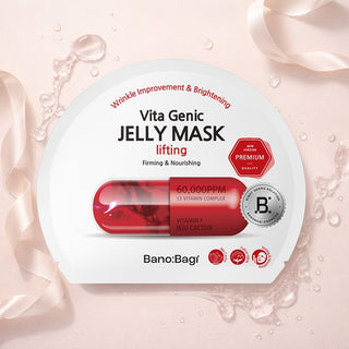 VITA GENIC LIFTING JELLY MASK – Masca Tip Servetel Pentru Fermitate, Elasticitate Si Reducerea Aspectului Ridurilor