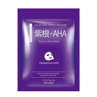 LITHOSPERMUM + AHA PORE CONTROL - Masca De Fata Tip Servetel cu AHA - skinseen.ro