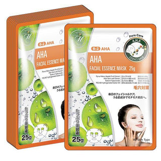 Natural AHA Pore Care - 5 buc - Set Masti De Fata Exfoliante - skinseen.ro