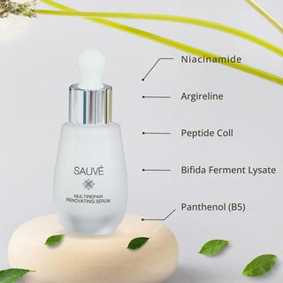 MULTIREPAIR RENOVATING SERUM - Ser Probiotic Cu Niacinamida, Peptide Si Colagen Vegetal - skinseen.ro