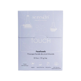 TOUCH FACE TOWELS - Prosoape faciale de unica folosinta (50 buc)