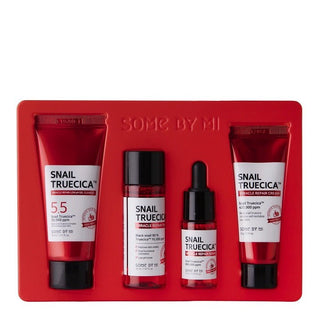 SNAIL TRUECICA MIRACLE REPAIR STARTER KIT - Set Travel Size Complet Pentru Calmare Si Reparare Cu Extract De Melc - skinseen.ro