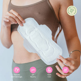 ABSORBANTE DE ZI CU FIBRE NATURALE DIN BAMBUS - Absorbante Pentru Flux Moderat