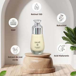 AGE CONTROL SYSTEM - Ser Anti - Aging Cu Retinol Și Bakuchiol Pentru Ten Ferm Și Uniform - skinseen.ro