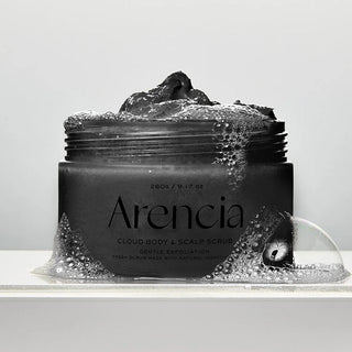 FRESH CLOUD SCRUB – BLACK TEA & YUZU - Scrub Pentru Corp Si Scalp Pentru Exfoliere Delicata - skinseen.ro