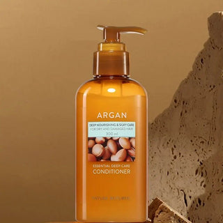 ARGAN ESSENTIAL DEEP CARE CONDITIONER - Balsam Hranitor Pentru Par Deteriorat Pentru Hidratare Profunda Si Stralucire Intensa - skinseen.ro