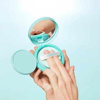 TEA TREE CICA TONE UP SUN CUSHION SPF50+ PA++++ – Cushion Solar Mineral Cu Efect Tone-Up Si Aplicator