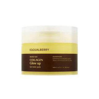 COLLAGEN GLOW UP GEL TONER PAD - Dischete Hidrogel Pentru Luminozitate - skinseen.ro