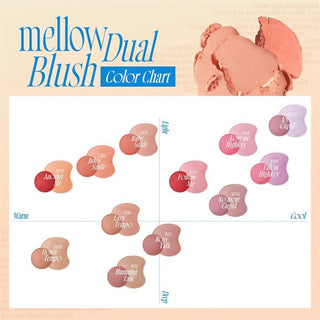 MELLOW DUAL BLUSHER RD01 FOLLOW ME - Blush Dublu Cu Textura De Jeleu - skinseen.ro