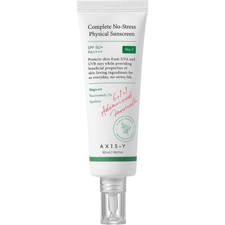 COMPLETE NO - STRESS PHYSICAL SUNSCREEN - Crema De Fata Cu Protectie Solara Spf 50+ Pa++++ - skinseen.ro