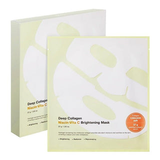 DEEP COLLAGEN NIACIN VITA C BRIGHTENING MASK - Masca Tip Gel Pentru Elasticitate Si Uniformizare - skinseen.ro