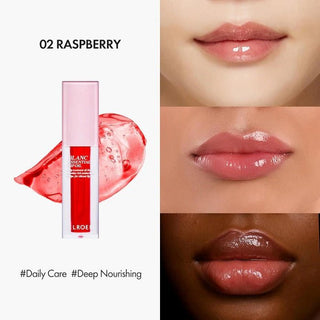 BLANC ESSENTIAL LIP OIL – 02 RASPBERRY - Ulei De Buze Nutritiv Cu Luciu Intens Si Durabil - skinseen.ro