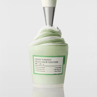 GREEN TOMATO GELATO PACK CLEANSER - Gel De Curatare Cu Rosii Verzi, Cu Efect Calmant - skinseen.ro