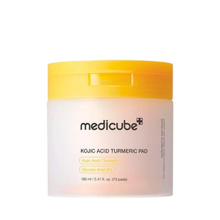 KOJIC ACID TURMERIC PAD - Dischete Tonice Cu Acid Kojic Si Turmeric Pentru Luminozitate Si Uniformizarea Tenului