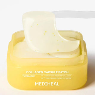 Collagen Capsule Patch Vitamin C Firming Brightening – Dischete Gel pentru Luminozitate Si Fermitate