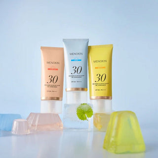 30 SECONDS GLOW & CLEAR GEL SUNSCREEN – TONE - UP - Protectie Solara Gel - Crema Cu Textura Lejera Cu Efect De Uniformizare - skinseen.ro
