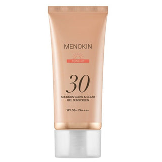 30 SECONDS GLOW & CLEAR GEL SUNSCREEN – TONE - UP - Protectie Solara Gel - Crema Cu Textura Lejera Cu Efect De Uniformizare - skinseen.ro