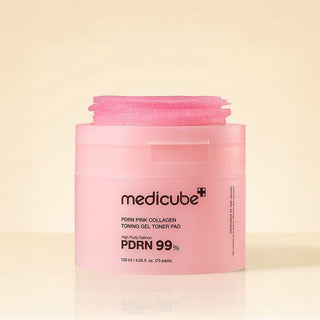 PDRN PINK COLLAGEN TONING GEL TONER PAD - Dischete Hidrogel Cu PDRN Pentru Regenerare - skinseen.ro