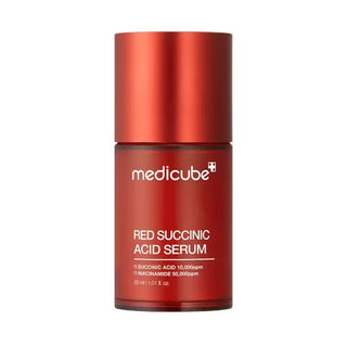 RED SUCCINIC ACID CLARIFYING SERUM - Ser Tratament Pentru Piele Predispusa la Acnee, Pori Dilatati Si Exces De Sebum - skinseen.ro