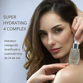 SUPER HYDRATING 4 COMPLEX - Ser Cu 4 Tipuri De Acid Hialuronic Pentru Hidratare Stratificata - skinseen.ro