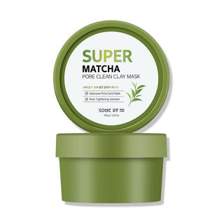 SUPER MATCHA PORE CLEAN CLAY MASK - Masca De Fata Cu Argila Pentru Diminuarea Porilor Si Exces De Sebum - skinseen.ro