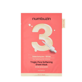NO. 3 TINGLE SOFTENING SHEET MASK - Masca De Fata Pentru Minimizarea Porilor - skinseen.ro